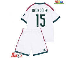 Real Madrid Arda Guler #15 Primera Equipación Niños 2026-27 Manga Corta (+ Pantalones cortos)